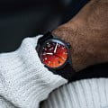 Oris Oris Propilot Coulson Limited Edition 01 400 7784 8786-Set механические мужские часы часы крупный план красный циферблата
